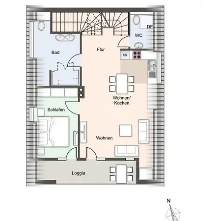 Apartment Appartementhaus Olsdorfer Straße Glücksmomente Oben Böhl